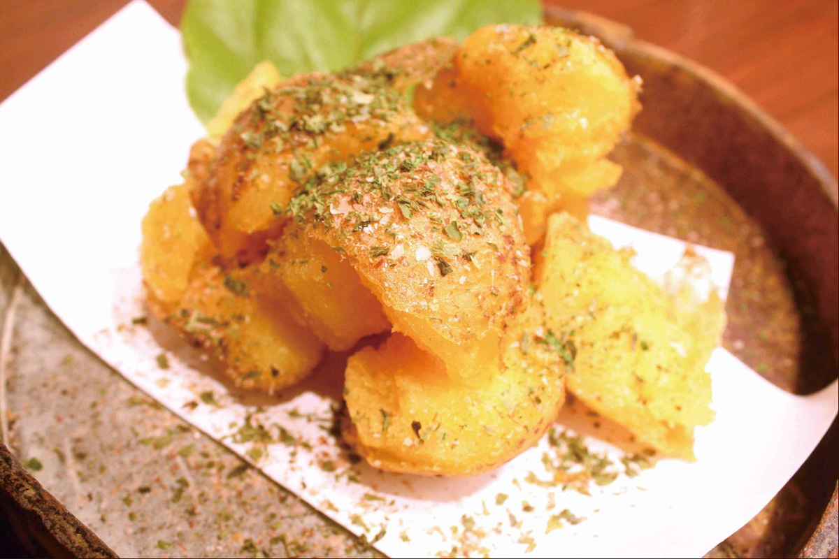 唐墨がけ・海のポテトフライ