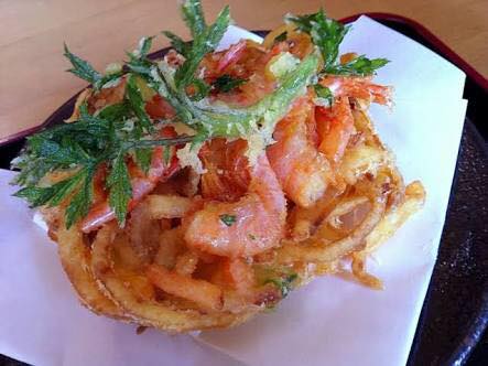 ざる海老のかき揚げ